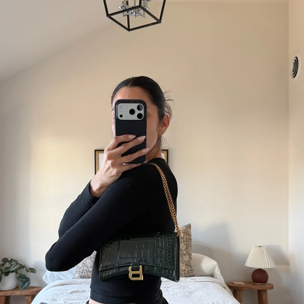 Balenciaga Hourglass Wallet on Chain Purse Entrupy Authenticated - Picture 7 of 16